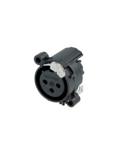 CON. CHASIS XLR 3 POLOS HEMBRA