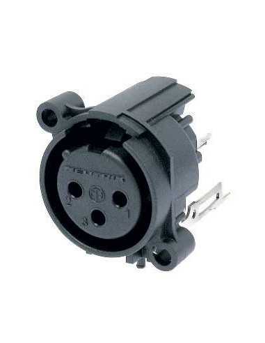 CONECTOR CHASIS XLR 3 POLOS HE