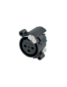 CON. CHASIS XLR 3 POLOS HEMBRA