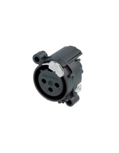 CON. CHASIS XLR 3 POLOS HEMBRA