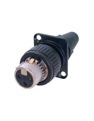 CONECTOR CHASIS XLR 3 POL. HEM