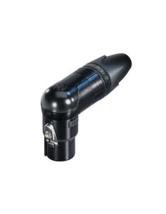 CONECTOR ACODADO XLR 3 POLOS H
