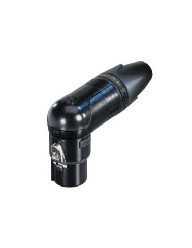 CONECTOR ACODADO XLR 3 POLOS H