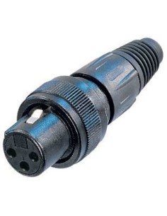 CONECTOR XLR 3 POLOS HEMBRA NC