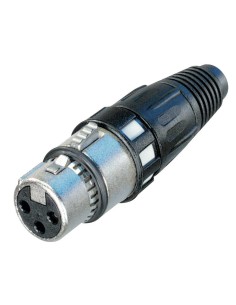 CONECTOR XLR 3 POLOS HEMBRA NC