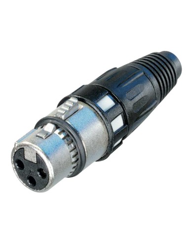 CONECTOR XLR 3 POLOS HEMBRA NC