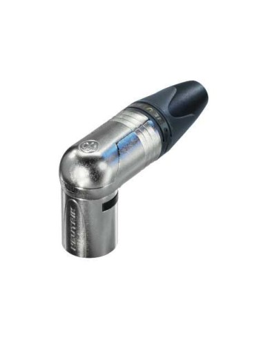 CONECTOR ACODADO XLR 3 POLOS M