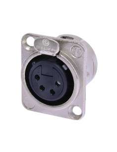 CONECTOR CHASIS 4 POLOS HEMBRA
