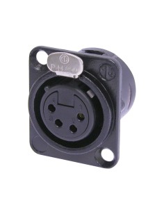 CONECTOR CHASIS 4 POLOS HEMBRA