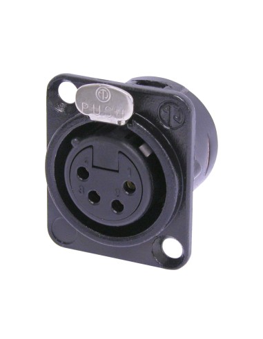 CONECTOR CHASIS 4 POLOS HEMBRA