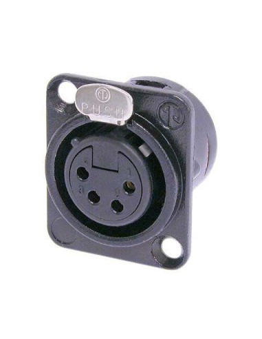 CONECTOR CHASIS 4 POLOS HEMBRA
