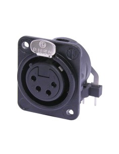 CONECTOR CHASIS 4 POLOS HEMBRA