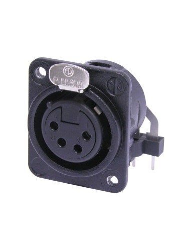 CONECTOR CHASIS 4 POLOS HEMBRA