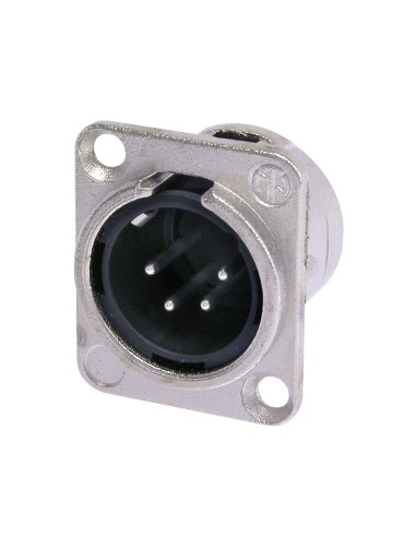 CONECTOR CHASIS 4 POLOS MACHO