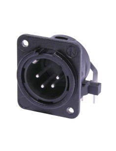 CONECTOR CHASIS 4 POLOS MACHO
