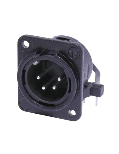 CONECTOR CHASIS 4 POLOS MACHO