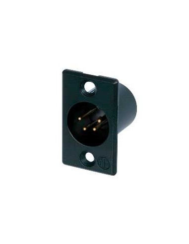 CONECTOR XLR CHASIS MACHO 4 PO