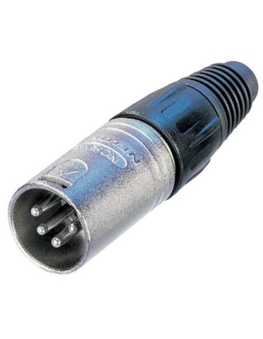 CONECTOR XLR MACHO 4 POLOS NC4
