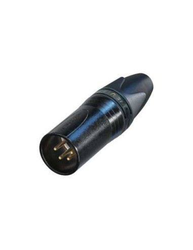 CONECTOR XLR MACHO 4 POLOS B N