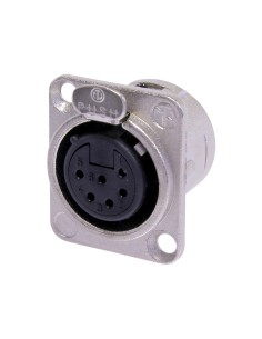 CONECTOR XLR CHASIS HEMBRA 6 P