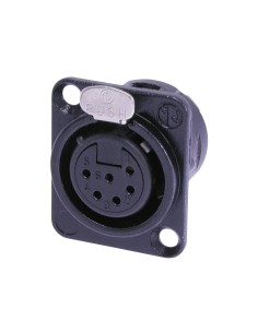 CONECTOR XLR CHASIS HEMBRA 6 P