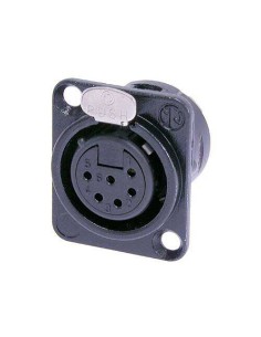 CONECTOR XLR CHASIS HEMBRA 6 P