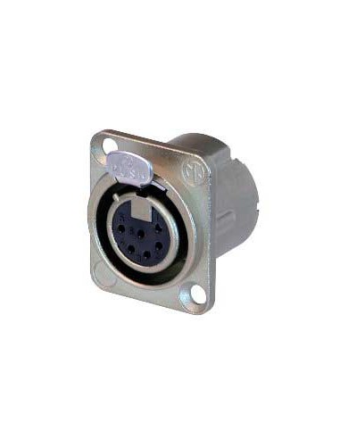 CONECTOR XLR CHASIS HEMBRA 6 P