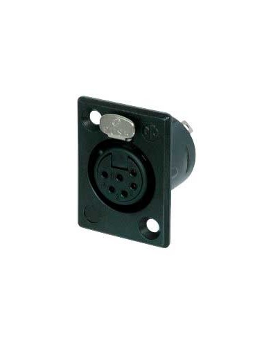 CONECTOR XLR CHASIS HEMBRA 6 P