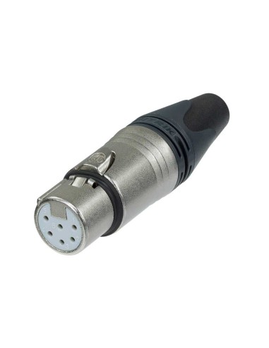 CONECTOR XLR FEM. 6 POLOS SWIT