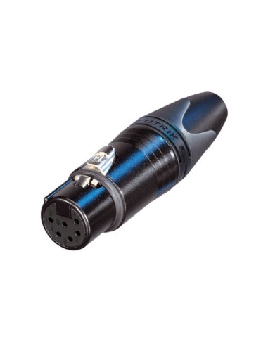 CONECTOR XLR FEM. 6P. SWITCH N