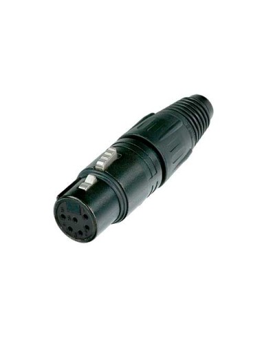 CONECTOR XLR HEMBRA 6 POLOS B