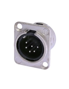 CONECTOR XLR CHASIS MACHO 6 PO