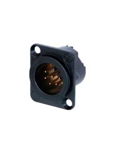 CONECTOR XLR CHASIS MACHO 6 PO