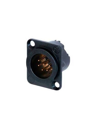 CONECTOR XLR CHASIS MACHO 6 PO