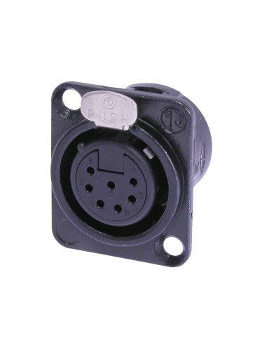 CONECTOR XLR CHASIS HEMBRA 7 P