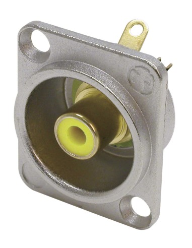 CONECTOR RCA CHASIS AMARILLO N