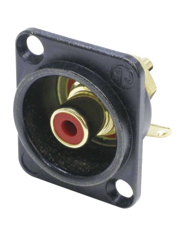 CONECTOR RCA CHASIS ROJO B NF2