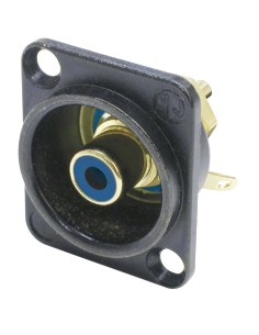 CONECTOR RCA CHASIS AZUL B NF2