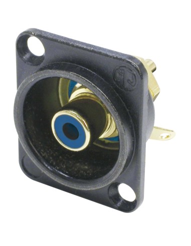 CONECTOR RCA CHASIS AZUL B NF2