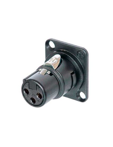 MODULO XLR HEMBRA W/FLANGE NM3