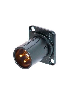 MODULO XLR MACHO W/FLANGE NM3M