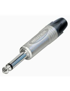 CONECTOR CLAVIJA 1/4'' 2 POLOS