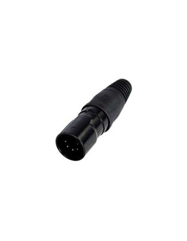 CONECTOR XLR 5P MACHO NEGRO RC