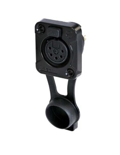 CON.- XLR CHAS.5P HEMB. NEGRO