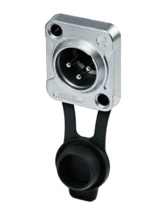 CONECTOR XLR CHASIS 3P MACHO R