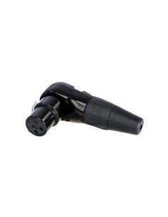 CONECTOR XLR 3P HEMBRA ACODADO