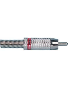 CONECTOR RCA M.NQ PLAT AN.ROJO