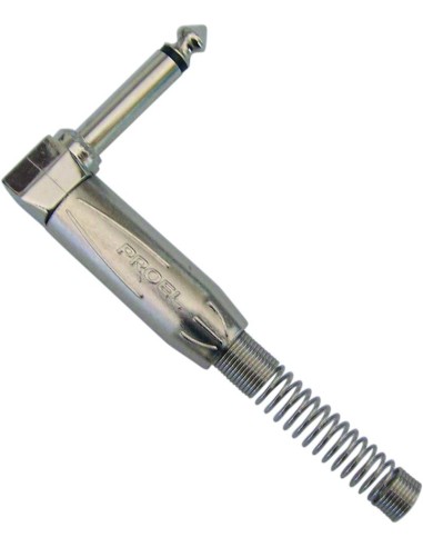 CONECTOR JACK CODO CON MUELLES