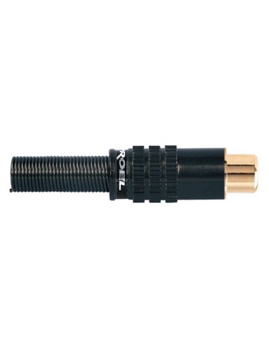 CONECTOR RCA H.NQ P.B.GOLD NEG