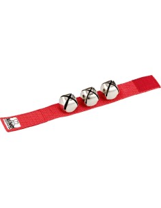 PULSERA CASCABELES ROJA NINO96
